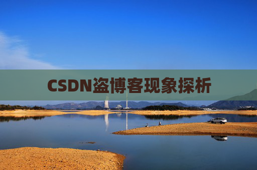 CSDN盗博客现象探析